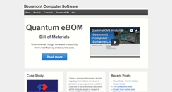Desktop Screenshot of beaumontsoftware.com
